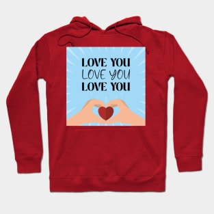 Love you Love you Love you | Yes Yes Yes | Gang gang | Strong woman | Back to School | Dorm decor | TikTok Pinkydoll NPC Hoodie